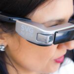 woman wearing SVG sunglasses